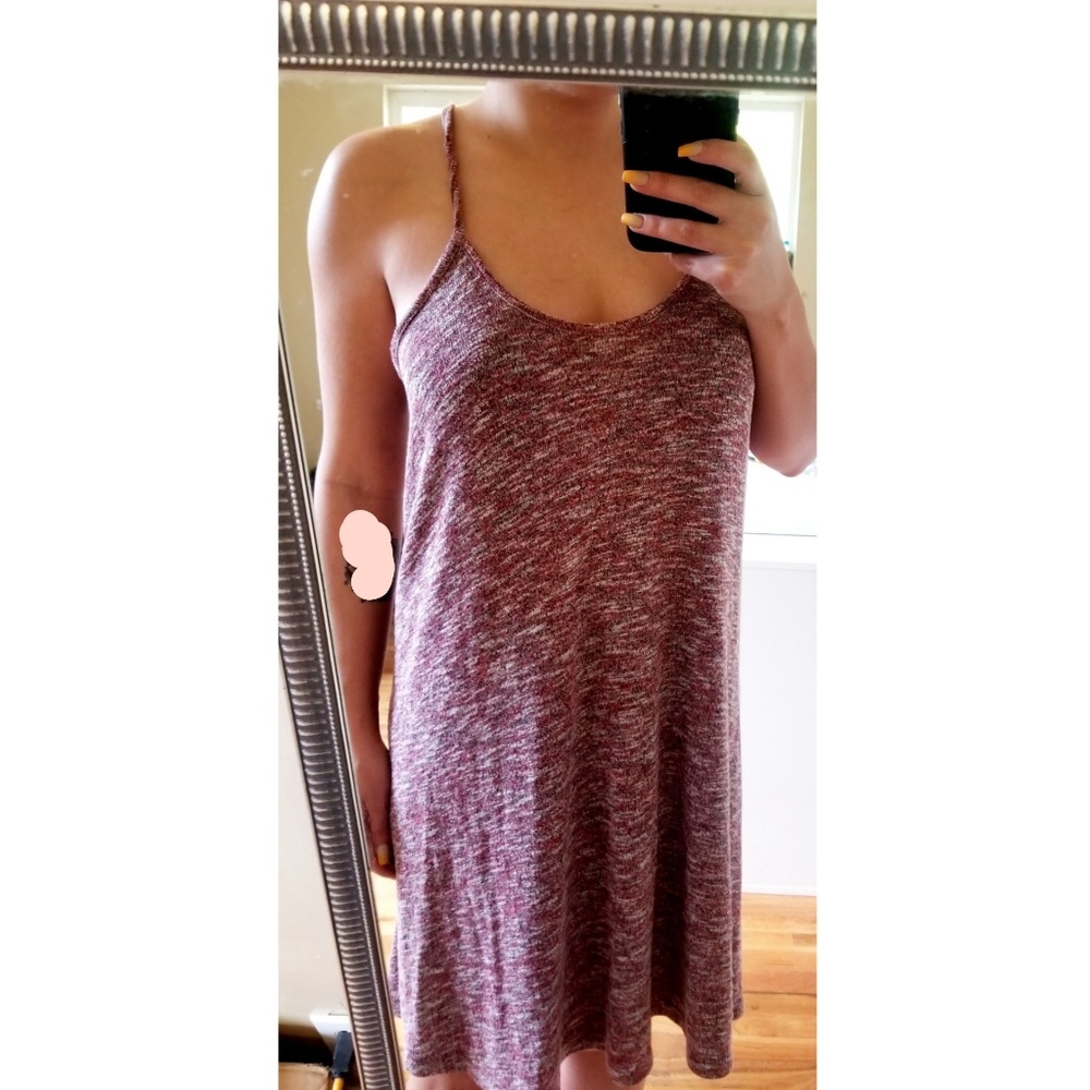 American Eagle Outfitters knit red dress